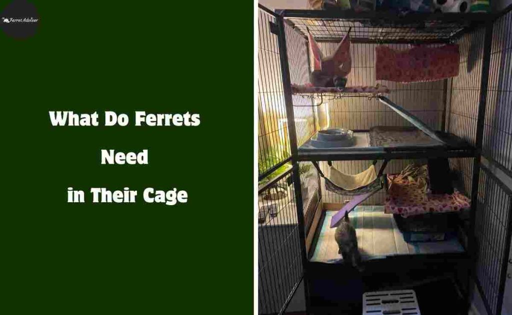 What Do Ferrets Need in Their Cage